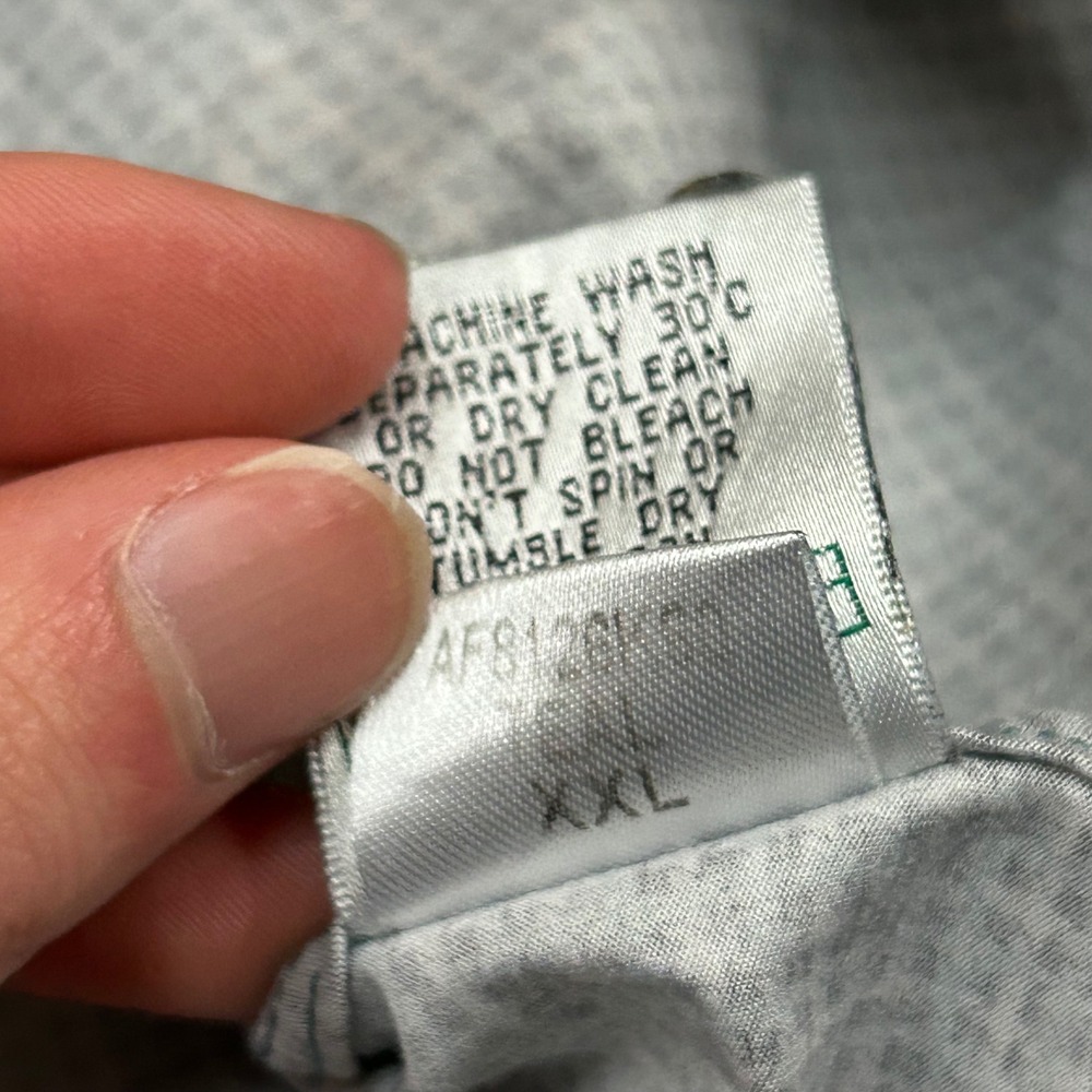 Bugatchi Button Down Ooohcotton Tech Xxl Teal Geo… - image 6